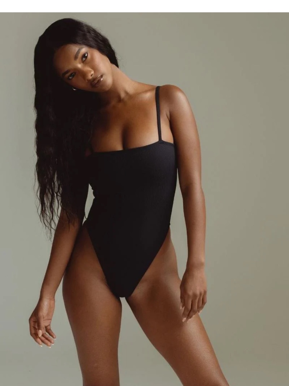 Montce Jacelyn Black Rib Steak One Piece
